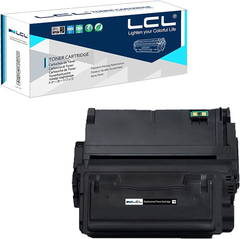 LCL Compatible Toner Cartridge Replacement for HP 42A 5942A Q5942A Q594A 4240 4240n 4250 4250n 4250tn 4250dtn 4250dtnsl 4350 4350n 4350tn 4350dtn 4350dtnsl (1-Pack Black)