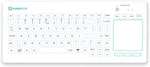 PUREKEYS Medical Keyboard Touchpad USB White