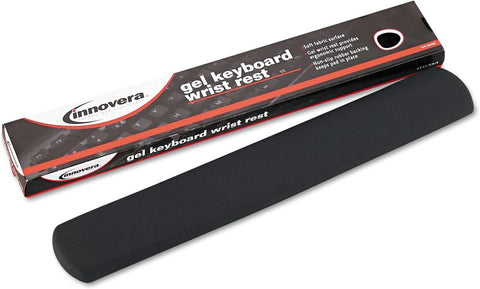 Innovera IVR50459 19 in. x 2.87 in. x 0.87 in. Non-Skid Gel Keyboard Wrist Rest - Gray