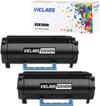 VicLabs Compatible S2830DN Toner(593-BBYP), Replacement for Dell S2830DN Toner Cartridge fits for Dell S2830DN S2830 Printer-8,500 Pages?2-Pack,Black?