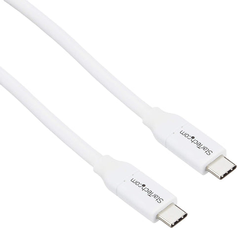 StarTech.com USB C to USB C Cable - 13 ft / 4m - 5A PD - M/M - White - USB 2.0 - USB-IF Certified - USB Type C Cable - USB C Charging Cable