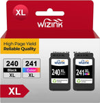 PG-240 CL-241XL Ink Cartridges for Canon 240 XL 241 XL Ink Cartridges for Ink PG 240 CL 241 for Canon 240XL 241XL Combo Pack for MG3600, MG3620 TS5120 MX472 MG4120 MX392 MG2220 MG3220