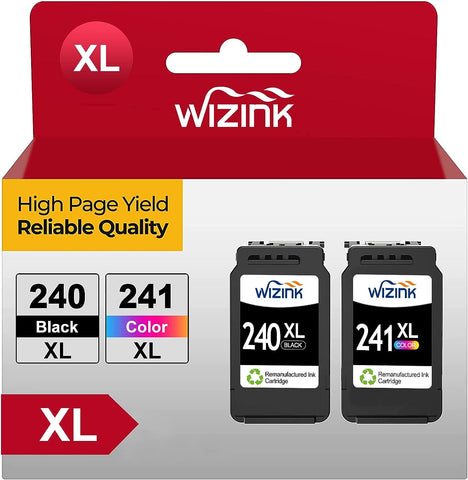 PG-240 CL-241XL Ink Cartridges for Canon 240 XL 241 XL Ink Cartridges for Ink PG 240 CL 241 for Canon 240XL 241XL Combo Pack for MG3600, MG3620 TS5120 MX472 MG4120 MX392 MG2220 MG3220