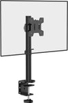 WALI Single Monitor Mount, Single Desk Monitor Stand, Single Monitor Arm Holds Screen Up to 27inch, 22lbs, Fully Adjustable Mount Designed for Home Office Application(M001S), Black