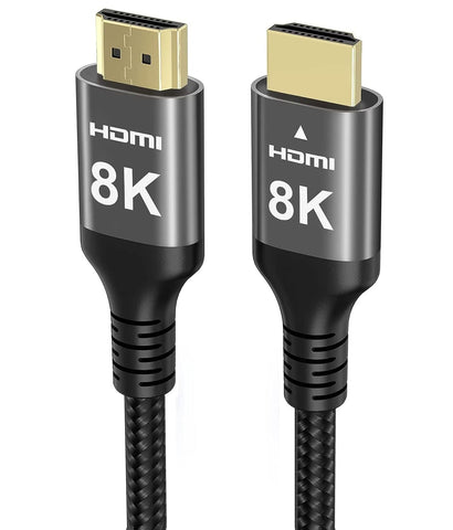 10k 8k 4k HDMI 2.1 Cable 15m, Certified 48Gbps Ultra High Speed HDMI Cable 4k 120Hz 144Hz 10k 8k 60Hz 4:4:4 12bit eARC DTS:X Dolby Atmos HDR10 Compatible for Apple TV+ Gaming PC RTX3090 PS5 Xbox