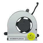 Laptop CPU Cooling Fan Replacement for DC28000CMF0 XVXVH DC2800099F0 0Y34KC Fit for DELL Alienware M17x R3 R4 Series