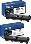 TN770 AV8150 High-Yield Toner Cartridge Black ×2 Replacement for Brother TN-770 Compatible with HL L2370DW L2370DWXL MFC L2750DW L2750DWXL Printer( 5,000 Pages)