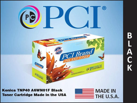 PREMIUM COMPATIBLES INC. PCI Brand Compatible Toner Cartridge Replacement for Konica A6WN01F Black Toner Cartridge 20k Yield