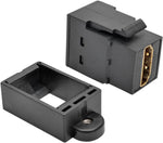 TRIPP LITE Black HDMI All-in-One Keystone/Panel Mount Coupler (P164-000-KP-BK)