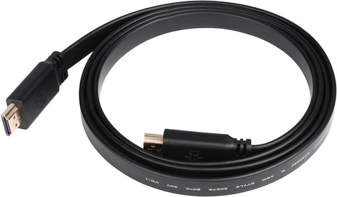 SilverStone Tek Premium Flat 1500mm HDMI Cable with 24k Gold-Plated Connector CPH02B-1500