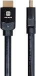 Monoprice High Speed HDMI Cable - 30 Feet - Black, Active, 4K@60Hz, HDR, 18Gbps, 28AWG, YUV 4:4:4, CL2 - DynamicView