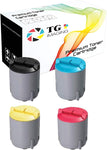 (4-Pack) TG Imaging B/C/Y/M Compatible Toner Cartridge Replacement for Samsung CLP-300 CLP300 CLP-C300B CLP-M300B CLP-Y300B CLP-300 CLP300 CLP-300N CLX-2160N CLX-3160N Printer (4-Color Set)