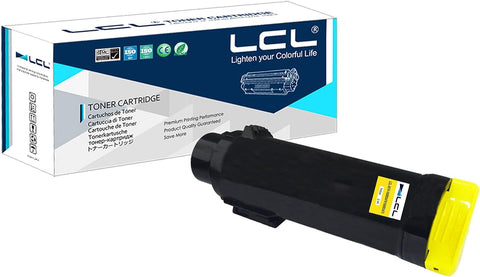 LCL Compatible Toner Cartridge Replacement for Xerox WorkCentre 6515 Phaser 6510 106R03479 106R03475 for Xerox 6515 6510 2400 Pages 6515DN 6515DNI 6515DNM 6515N 6510DN 6510DNI 6510DNM (1-Pack Yellow)