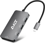 AVLT 4-Port USB 3.1 Gen 2 Type C 10G Hub with 85W PD Charging - Portable Multiport Adapter – Fast Data Transfer and Charging for MacBook, Laptop, PC, iPad (Does NOT Support USB-C Monitor)