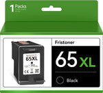 65XL Ink Cartridges High Yield Compatible Replacement for HP 65 65 XL Compatible with HP Envy 5055 5000 5052 DeskJet 3755 3752 3720 3722 3723 3758 2655 2652 2622 2624 Printer(1Black)