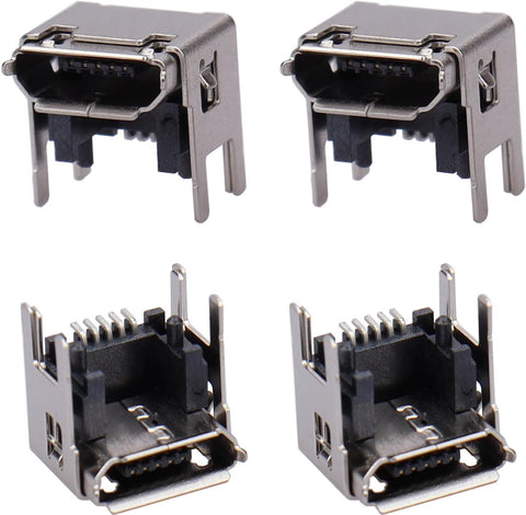 IKPEK 4pcs Micro USB Charging Port Replacement for JBL Charge 3 Bluetooth Speaker Socket Connector Jack