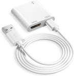AuKing Lightning to HDMI Adapter for iPhone to Projector, Lightning to HDMI Digital AV Adapter, Sync Screen HDMI Connector for iPhone, iPad, iPod to HD TV/Monitor