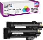 Limeink 2 Black Compatible Replacement Cartridges for Dell H625cdw H825cdw S2825cdn High Yield Laser Toner Cartridges for Smart Color Printers H625 H825 s2825 Ink