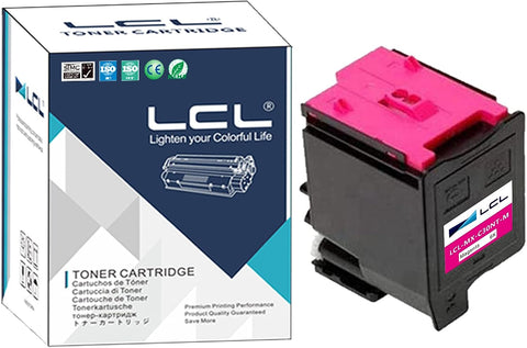 LCL Compatible Toner Cartridge Replacement for Sharp MX-C30 MX-C30NT MX-C30NTM MX-C30NT-M MX-C301W MX-C250F C300P C300W C301W C303W C304W C305W C306W (1-Pack Magenta)