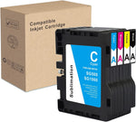 INK+ SG500 SG1000 Version A Sublimation Cartridge Compatible for Sawgrass Virtuoso SG500 SG1000 Printer (1 Black, 1 Cyan, 1 Magenta, 1 Yellow, 4-Pack) A