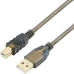 PASOW USB 2.0 Cable A Male to B Male Cable for Printer Scanner (50 Feet)