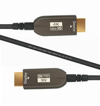 FAzuFlt 75ft 4K HDMI 2.0 Cable, Fiber Optic HDMI, Ultra Speed, 4K 60Hz, 3D, eARC, in Wall CL3 Rated, Slim and Flexible? Extended,