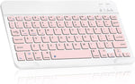Ultra-Slim Bluetooth Rechargeable Keyboard for ?Sony X90J and All Bluetooth Enabled iPads, iPhones, Android Tablets, Smartphones, Windows pc - Stone Grey