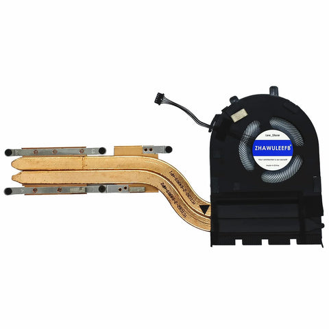 ZHAWULEEFB Replacement New CPU Cooling Fan and Heatsink for Lenovo Thinkpad E490S R490 E590 E590S R590 Laptop P/N:02DL827 02DL826 M-260C-1 EG50040S1-CF20-S9A DC5V 2.25W Fan