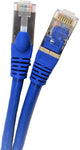 Micro Connectors 50ft CAT7 SFTP Double Shielded RJ45 Snagless Ethernet Cable - Blue (E11-050BL)