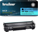 VersaToner - 48A (CF248A) MICR Toner Cartridge for Check Printing - Compatible with VersaCheck HP M15 MX, HP Laserjet Pro M15w, MFP 28a, MFP M28w, MFP M29w Printers, Black