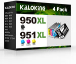 KALOKING Compatible Ink Cartridge Replacement for 950XL 951XL 950 951 XL Ink Cartridges for OfficeJet Pro 8600 8610 8620 8630 8100 8660 8615 Printer