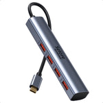 10Gbps USB C Hub Adapter,Aluminum USB C to USB Hub with 4 USB 3.1 Ports,USB C Splitter to USB Multiport Adapter for MacBook Pro/Air 2022 2021,iPad Pro,iMac,Dell,Surface Pro,Dell, and More