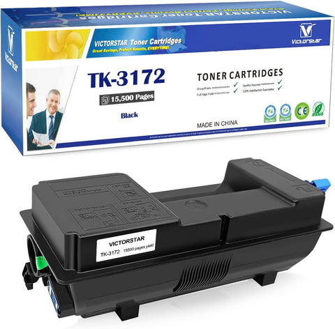 Compatible Toner Cartridge TK3172 TK-3172 1T02T80US0 Black with Chip VICTORSTAR for Kyocera ECOSYS P3050dn P3055dn P3060dn P3150dn P3155dn P3260dn M3860idn M3860idnf Laser Printers