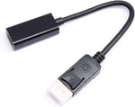 DEVMO DP Displayport Male to HDMI Female Cable Converter Adapter Compatible with Lenovo, Dell, HP, ASUS PC