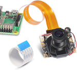 for Raspberry Pi 3 Model B+ Camera Module Automatic IR-Cut Switching Day/Night Vision Video Webcam Adjustable Focus 5MP OV5647 Sensor 1080p HD for Raspberry Pi 2/3 Model B Model A A+ Zero/Zero W