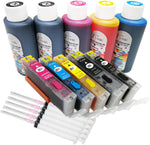 Fink Refillable Ink Cartridges and 5 Bottles Dye Ink Replacement for Canon PGI-250XL CLI-251XL,Works with PIXMA MX922 MG7520 MG5520 MG5420 MG6620 MG5620 IP7220 IX6820 MG6420 MX722 MG5422 MG5522