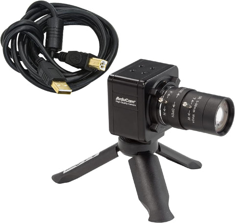 Arducam 5-50mm Varifocal Lens USB Camera, 1080P@30fps HDR Webcam with 1/2.7" HD CMOS AR0230 Sensor for Computer, Laptop, Desktop