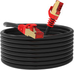 Outdoor Ethernet Cable 200 ft, SNANSHI Cat 7 Ethernet Cable 26AWG Heavy Duty CAT7 Waterproof Outdoor Direct Burial UV Resistant Internet Cable Lan Cable for Garage,POE Camera/Wifi Extender,Outbuilding