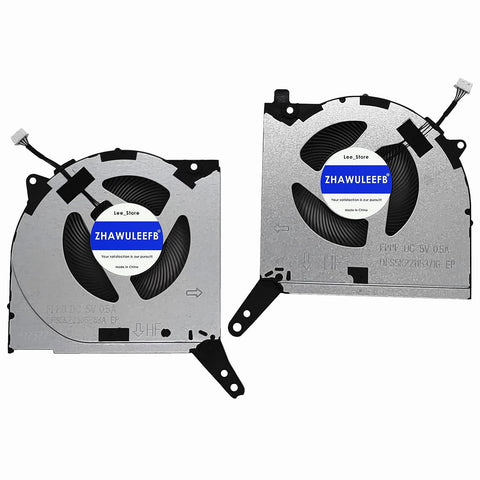 ZHAWULEEFB New Compatible CPU+GPU Cooling Fan for Lenovo Y7000P R7000P R7000 ARH7 IAH7 2022 Year FPPD FPPF DFS5K22305283A DFS5K22115371G DC5V 0.5A Fan