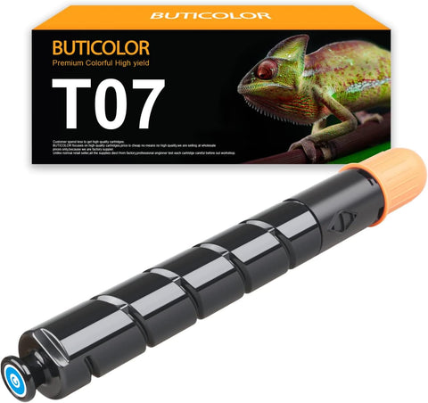 BUTICOLOR Rmanufactured T07 Toner Cartridge Replacement for Canon Image Press C165 DX C7780 C7770 C7765i Color Printer.1 Cyan