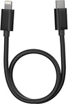 FiiO LT-LT3 USB Type C to Lightning Cable 0.7ft Supports Lossless for iOS/Headphone Amp