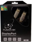 Fusion8K DisplayPort Cable - Professional Series Gaming Monitor DP Cable (10 Feet)