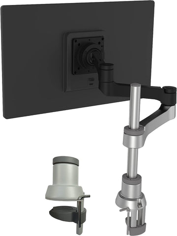 R-Go Tools Zepher 4 – Single Monitor Arm Desk Mount | Adjustable Height and Rotation to Fit Your Preference. Customizable Options for Optimal Ergonomics and Setup | Ideal for The Office or Home