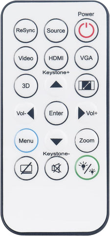 PERFASCIN Replacement Remote SP-8VH02GC01 Fit for Optoma Projector X315 DS346 DS344 W312 W316 S310e S316 W310 DW346 DX346 DX345 H112e H182X X316 X312 HD28HDR