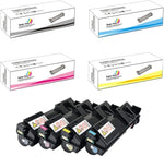 Toner Pros (TM) Compatible [High Yield] Toner Cartridge 4-Color Pack (408176, 408177, 408178, 408179) for Ricoh SP C360 C361 C360DNw C360SFNw Printers - Black 7,000 and Colors 5,000 Pages