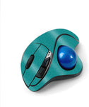 MightySkins Glossy Glitter Skin for Logitech M570 Wireless Trackball Mouse - Solid Teal | Protective, Durable High-Gloss Glitter Finish | Easy to Apply, Remove, and Change Styles | Made in The USA