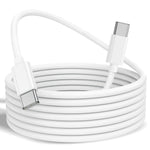 100W/5A Apple USB C to USB C Cable [1Pack / 6.6FT], Replacement Type C Charger Cord for MacBook Pro 16, 15, 14, 13 inch, MacBook Air 2020/2019/2018,iPad Pro/Air - White