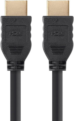 Monoprice HDMI Cable - 8 Feet - Black (No Logo) High Speed, 4K@60Hz, HDR, 18Gbps, YUV 4:4:4, 30AWG, CL2, Compatible with UHD TV and More - Commercial Series