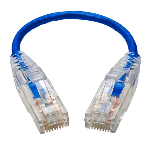 Cat 6 Ethernet Cable 0.5 ft 6-Inch (10-Pack) - Snagless - UTP - 28AWG - 550Mhz - Cat6 Patch Cable, Cat 6 Patch Cable, Cat6 Ethernet Cable, Network Cable, Internet Cable - Blue