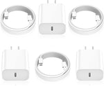 iPhone Fast Charger, 3 Pack [Apple MFi Certified] 20W Type C iPhone Charger Fast Charging Block with 6FT USB C to Lightning Cord Compatible with iPhone 14 13 12 11 Pro Max XS XR X 8 iPad AirPods Pro